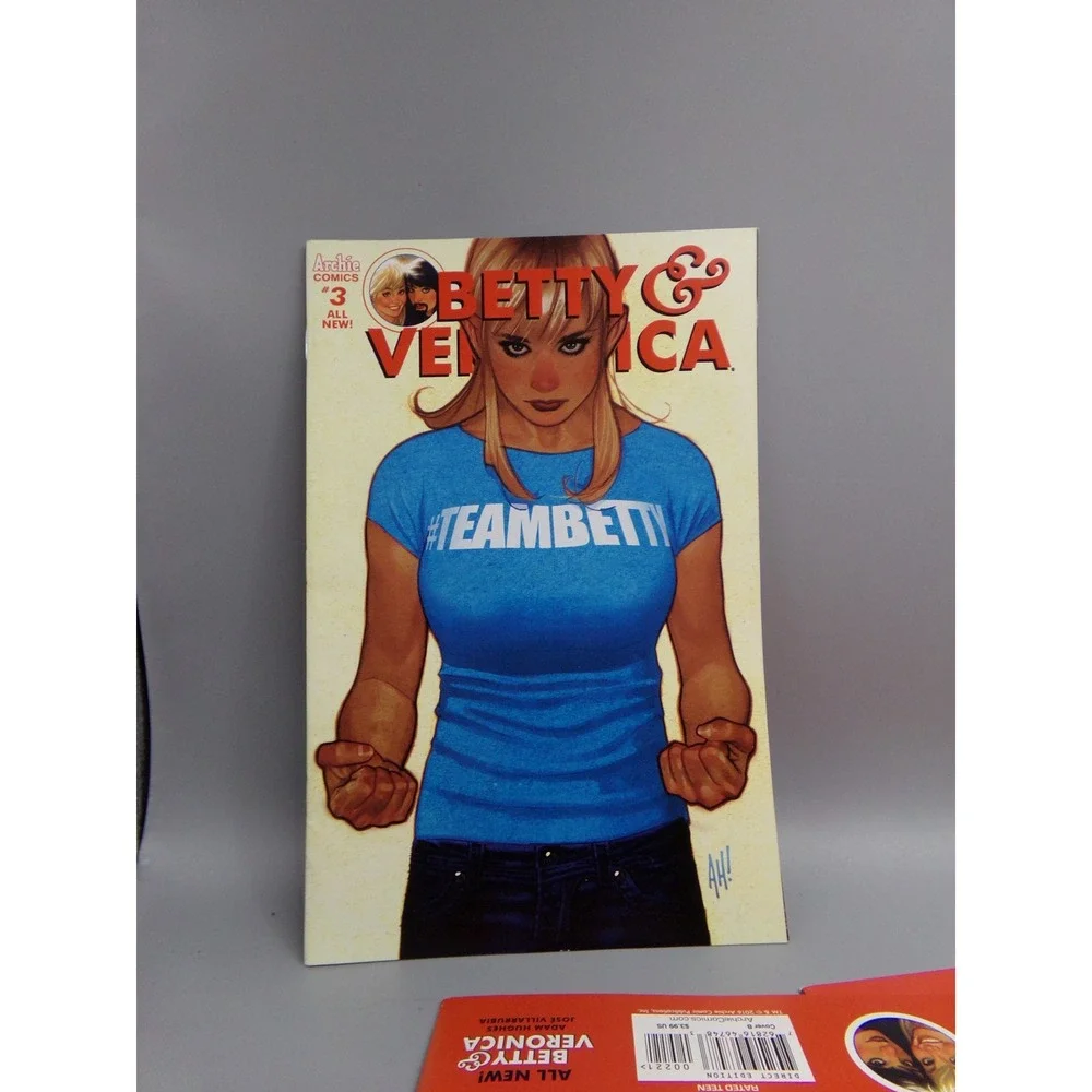 Betty Veronica Comic Books Lot 1 2 3 Adam Hughes Archie Comics and Variant Cover